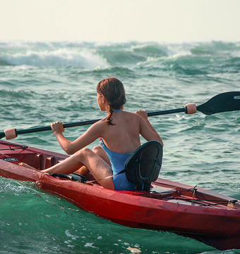 Kayak y mar en Chachalacas